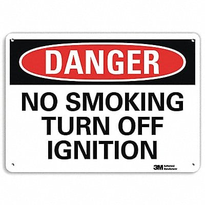 Danger Sign 10 in x 14 in Aluminum