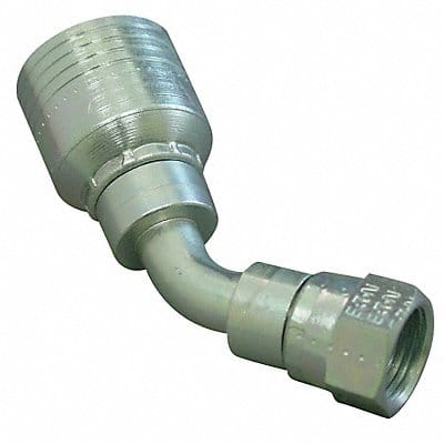 Crimp Fitting 45 Deg 5/8 ID 7/8 FJIC