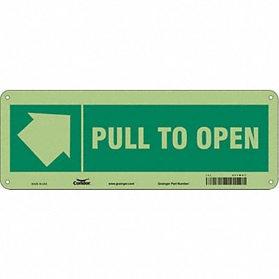 Safety Sign 5 in x 14 in Polyethylene