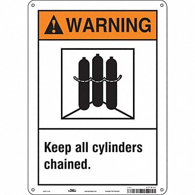 Safety Sign 14 inx10 in Aluminum