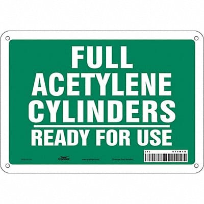 Safety Sign 7 inx10 in Polyethylene