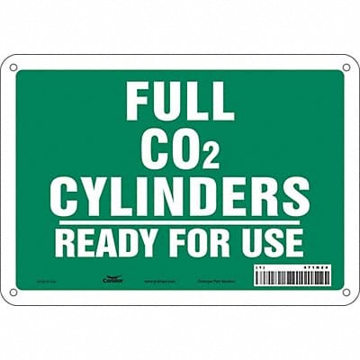 Safety Sign 7 inx10 in Polyethylene