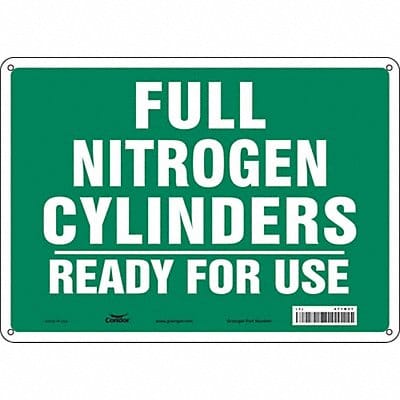 Safety Sign 10 inx14 in Polyethylene