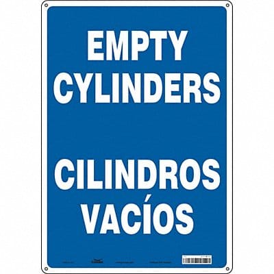 J8583 Safety Sign 20 in x 14 in Polyethylene