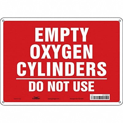 J8590 Safety Sign 10 inx14 in Aluminum