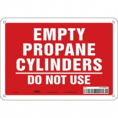 Safety Sign 7 inx10 in Polyethylene