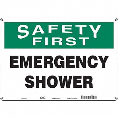 Safety Sign 14 in x 20 in Polyethylene