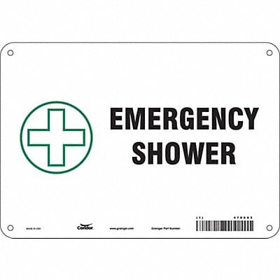 Safety Sign 7 in x 10 in Polyethylene