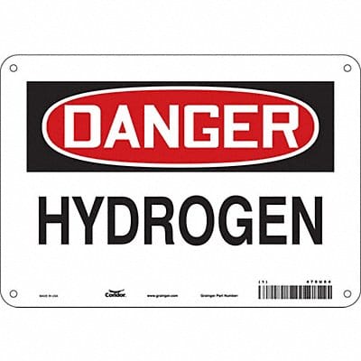 Safety Sign 7 in x 10 in Polyethylene