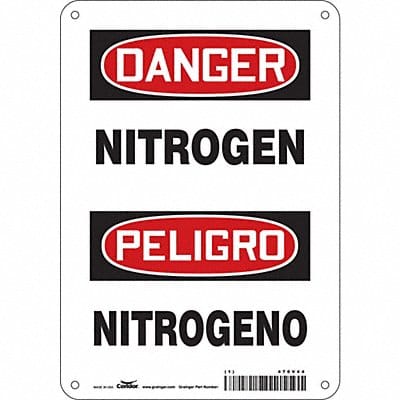 Safety Sign 10 inx7 in Polyethylene