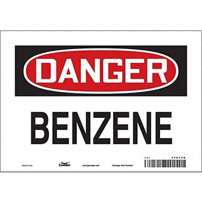 Safety Sign 7 in x 10 in Vinyl