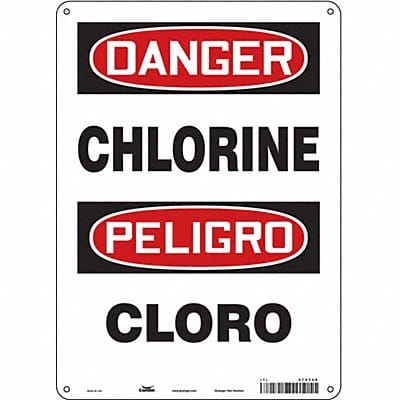 Safety Sign 14 inx10 in Polyethylene