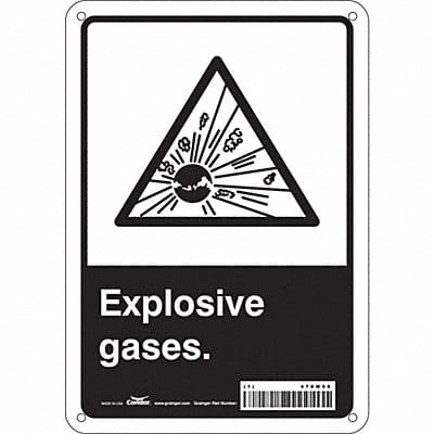 Safety Sign 10 inx7 in Aluminum