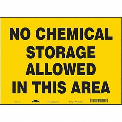 Safety Sign 10 in x 14 in Vinyl