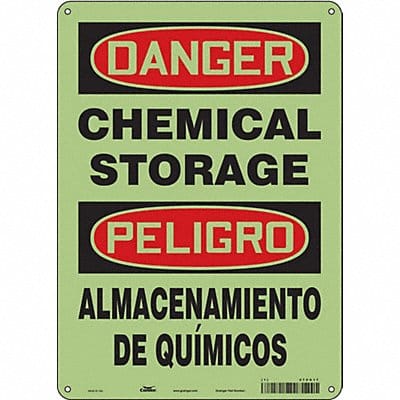 Safety Sign 14 in x 10 in Polyethylene