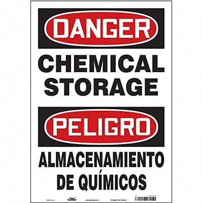 Safety Sign 20 in x 14 in Vinyl