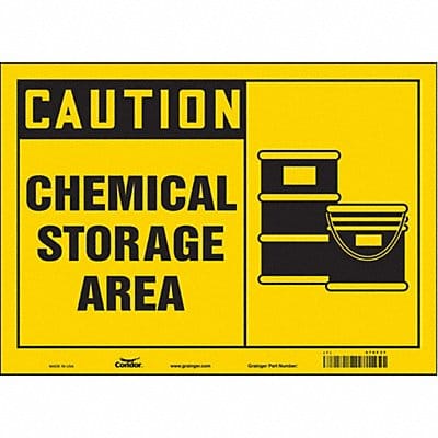 Safety Sign 10 in x 14 in Vinyl