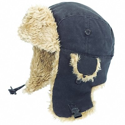 H4625 Winter Hat Duck Black L