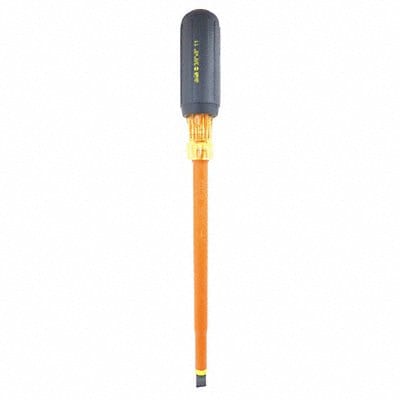 Insulatd Screwdriver Slotted 3/8x8 Rnd