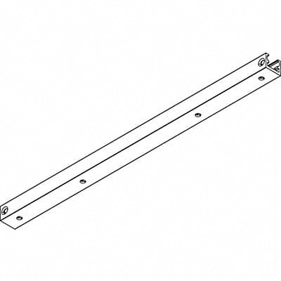 Standard Track Slvr Alum 23-5/8 in L