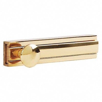 Surface Bolt Brass 3 in Lx11/16 in W