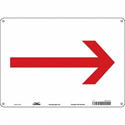 Safety Sign 10 in x 14 in Polyethylene