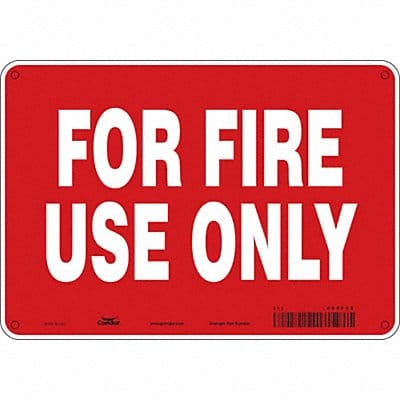 Safety Sign 7 in x 10 in Polyethylene