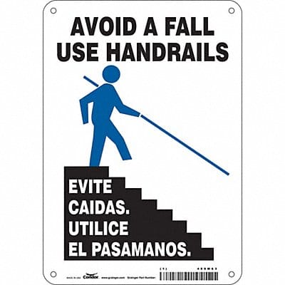 Safety Sign 10 inx7 in Aluminum