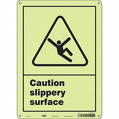 Safety Sign 14 in x 10 in Polyethylene