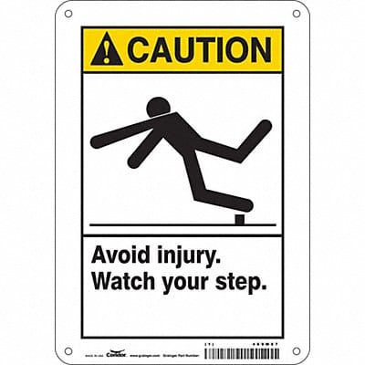 Safety Sign 10 inx7 in Aluminum