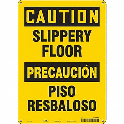 Safety Sign 14 inx10 in Polyethylene