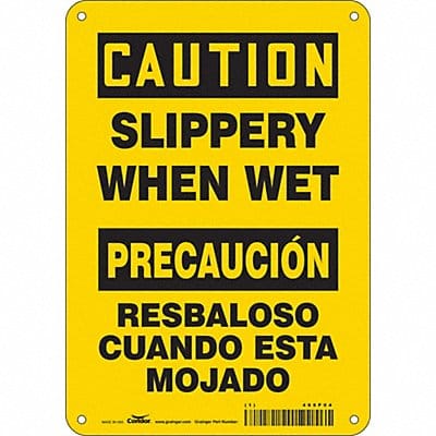 Safety Sign 10 inx7 in Aluminum