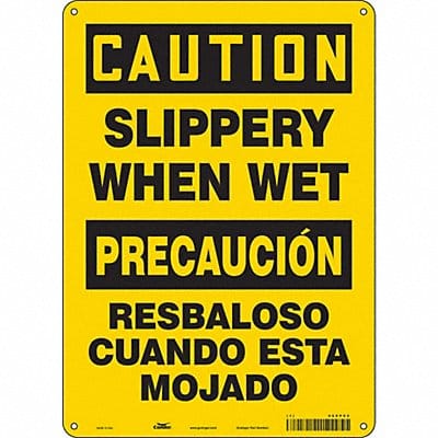 Safety Sign 14 inx10 in Aluminum