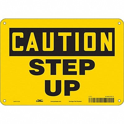 Safety Sign 7 in x 10 in Aluminum