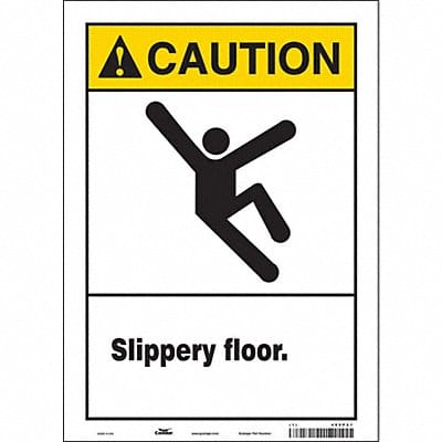 Safety Sign 14 inx10 in Vinyl