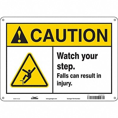 Safety Sign 10 inx14 in Aluminum