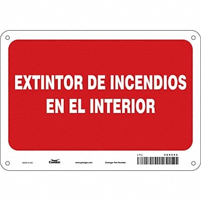 Safety Sign 7 in x 10 in Polyethylene