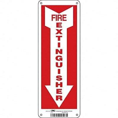 J7050 Safety Sign 14 in x 5 in Aluminum