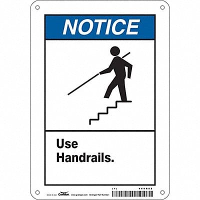 Safety Sign 10 inx7 in Aluminum