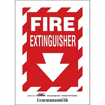 J7049 Safety Sign 7 in x 5 in Vinyl