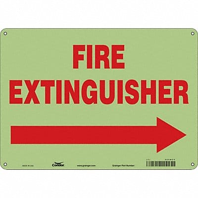 Safety Sign 10 in x 14 in Polyethylene