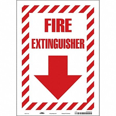 Safety Sign 14 in x 10 in Vinyl