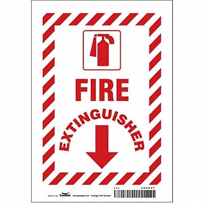 Safety Sign 10 in x 7 in Vinyl