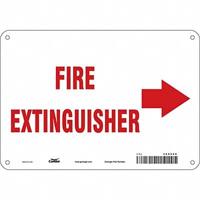 Safety Sign 7 in x 10 in Polyethylene