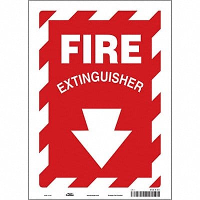 Safety Sign 14 in x 10 in Vinyl