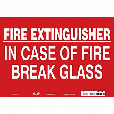 Safety Sign 7 in x 10 in Vinyl