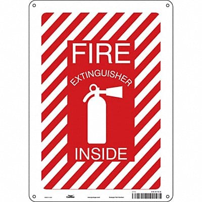 Safety Sign 14 in x 10 in Polyethylene