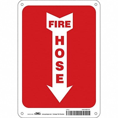 Safety Sign 10 in x 7 in Polyethylene