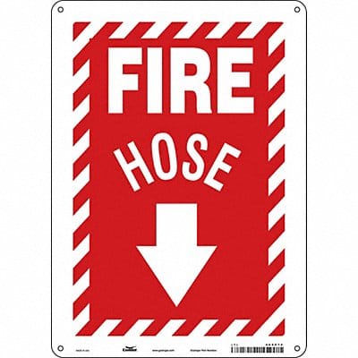 Safety Sign 14 in x 10 in Polyethylene