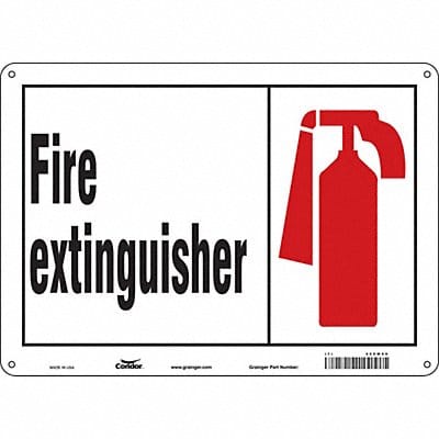 Safety Sign 10 in x 14 in Polyethylene